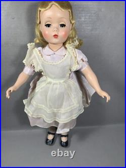 Original Madame Alexander 17 inch Alice In Wonderland Doll Outfit Maggie Face