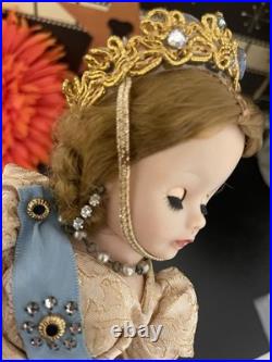 Original Madame Alexander 1958 Queen Elizabeth Cissette Doll, Brocade Gown Mint