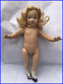 Original Tiny Betty Composition Doll Madame Alexander Birthday Girl March RARE