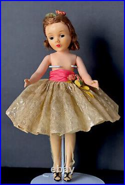 Original Vintage 1959 14 Doll Shari Lewis by Madame Alexander Tagged Outfit