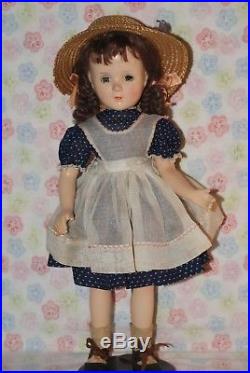 PRETTY! Vintage 17 Madame Alexander Margaret O'brien Composition Doll