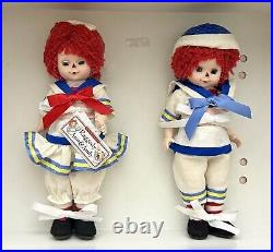 Perfect Madame Alexander 8 Doll, Ships Ahoy Raggedy Ann & Andy Set 49970, NIOB
