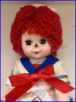Perfect Madame Alexander 8 Doll, Ships Ahoy Raggedy Ann & Andy Set 49970, NIOB