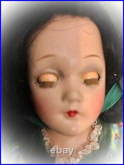 Petite, Sweet 11 Vintage MA Composition SCARLETT OHARA withWendy Ann Face