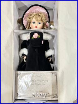 Porcelain Madame Alexander Blonde Braids McGuffey Ana Doll Winter Outfit box