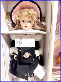 Porcelain Madame Alexander Blonde Braids McGuffey Ana Doll Winter Outfit box