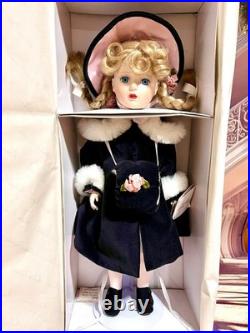 Porcelain Madame Alexander Blonde Braids McGuffey Ana Doll Winter Outfit box