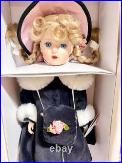 Porcelain Madame Alexander Blonde Braids McGuffey Ana Doll Winter Outfit box
