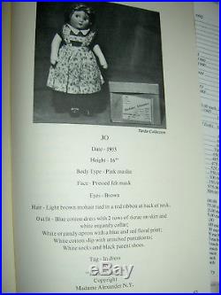 RARE 1930 SET 4 tgd Mme Alexander 16 cloth Little Women classic character dolls