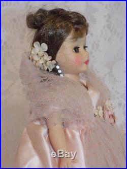 RARE 1959 Madame Alexander Cissette Doll in Tagged Pink Gown #732