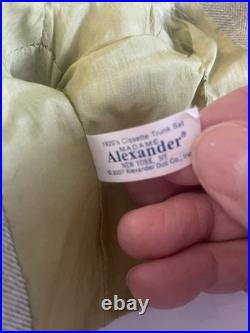 RARE 9 Madame Alexander Doll Cissette 1920's Trunk Set only 500 made
