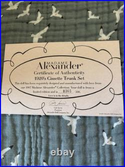 RARE 9 Madame Alexander Doll Cissette 1920's Trunk Set only 500 made
