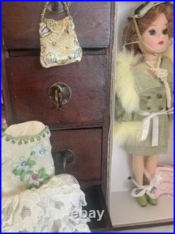 RARE 9 Madame Alexander Doll Cissette 1920's Trunk Set only 500 made