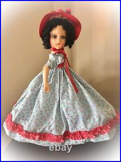 RARE GOWN on 18 Madame Alexander SCARLETT OHARA Vintage Composition Doll