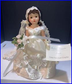 RARE Jackie Kennedy Cissette Madame Alexander 9 Doll White Wedding Dress