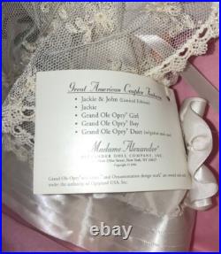 RARE Jackie Kennedy Cissette Madame Alexander 9 Doll White Wedding Dress