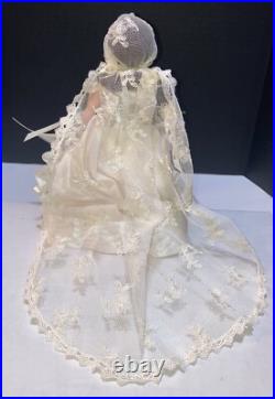 RARE Jackie Kennedy Cissette Madame Alexander 9 Doll White Wedding Dress