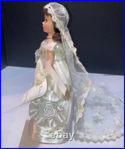 RARE Jackie Kennedy Cissette Madame Alexander 9 Doll White Wedding Dress