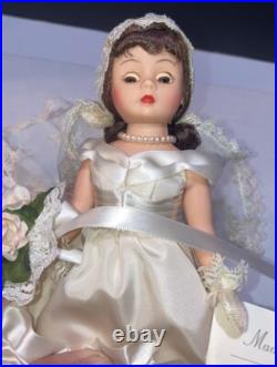 RARE Jackie Kennedy Cissette Madame Alexander 9 Doll White Wedding Dress