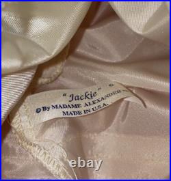 RARE Jackie Kennedy Cissette Madame Alexander 9 Doll White Wedding Dress