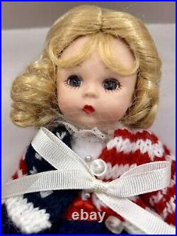 RARE Madame Alexander 8 Doll, All American Wendy, NIOB withTag, COA & Reg Cards