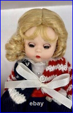 RARE Madame Alexander 8 Doll, All American Wendy, NIOB withTag, COA & Reg Cards