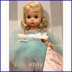 RARE Madame Alexander Ballerina Doll Aqua Blue Tutu Dress w Silver Sequin Trim