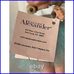 RARE Madame Alexander Ballerina Doll Aqua Blue Tutu Dress w Silver Sequin Trim