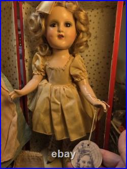 RARE! Madame Alexander Sonja Henie Composite Skater 1930s Doll and Travel Case