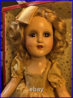 RARE! Madame Alexander Sonja Henie Composite Skater 1930s Doll and Travel Case
