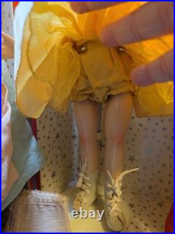 RARE! Madame Alexander Sonja Henie Composite Skater 1930s Doll and Travel Case
