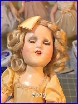 RARE! Madame Alexander Sonja Henie Composite Skater 1930s Doll and Travel Case