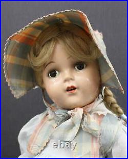 RARE-OUTSTANDING MADAME ALEXANDER VINTAGE COMPOSITION McGUFFEY ANA in Blue
