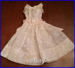 RARE! Sheer Pink Birdcage Sun Dress for Vintage MA Cissy Doll