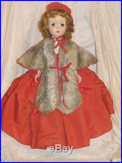 Rare 18 Vintage All Original Madame Alexander Glamour Girl Doll Godey Lady