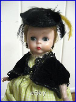 Rare 1950's 8 Madame Alexander Aunt Agatha Doll Alexander-kins Wendy Ann Face
