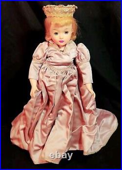 Rare 1959 Madame Alexander Walt Disney's 16 Sleeping Beauty Doll Purple Dress