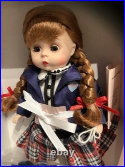 Rare HTF Madame Alexander English School Girl Wendy 64500 Articulated. New