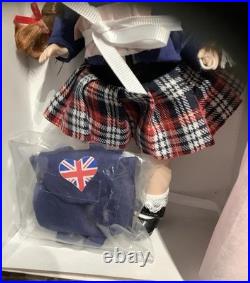 Rare HTF Madame Alexander English School Girl Wendy 64500 Articulated. New