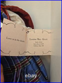 Rare LE Madame Alexander Louisa May Alcott 47030 8' Doll WithBox, COA 439 Of 500