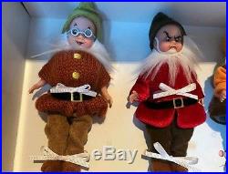 Rare Madame Alexander 10 Snow White & Seven Dwarves Doll Set #35520 New In Box