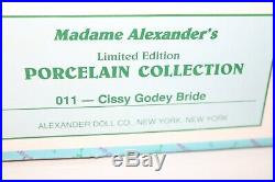 Rare Madame Alexander 21 Doll Porcelain 011 - Cissy Godey Bride