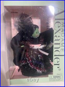 Rare Madame Alexander 8 Elphaba Wicked Doll 43556 In Original Box, 3 Signatures