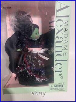 Rare Madame Alexander 8 Elphaba Wicked Doll 43556 In Original Box, 3 Signatures