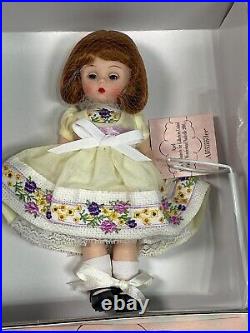 Rare Madame Alexander April 31705 8 inch Doll With Box, Stand, Accessories, COA