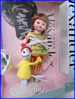 Rare Madame Alexander Dr. Seuss Green Eggs & Ham Book & Doll NRFB z504