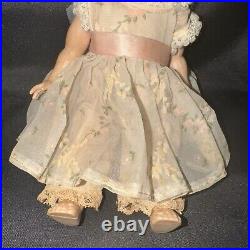 Rare Madame Alexander Kins 7Doll, ALEX, Original Sheer Flowered Dress, Pantaloons