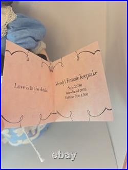 Rare Madame Alexander Wendy's Favorite Keepsake#36780-8? Doll LE876/1500-NRFB