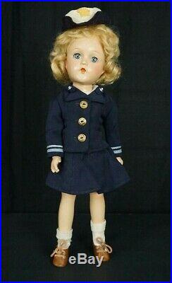 Rare Orig Composition Madame Alexander W. A. V. E. Military Doll 1942-1943 NO BAG
