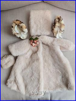 Rare Vintage Madame Alexander Cissy Fur Coat Hat Muff & Boots + Box No Doll